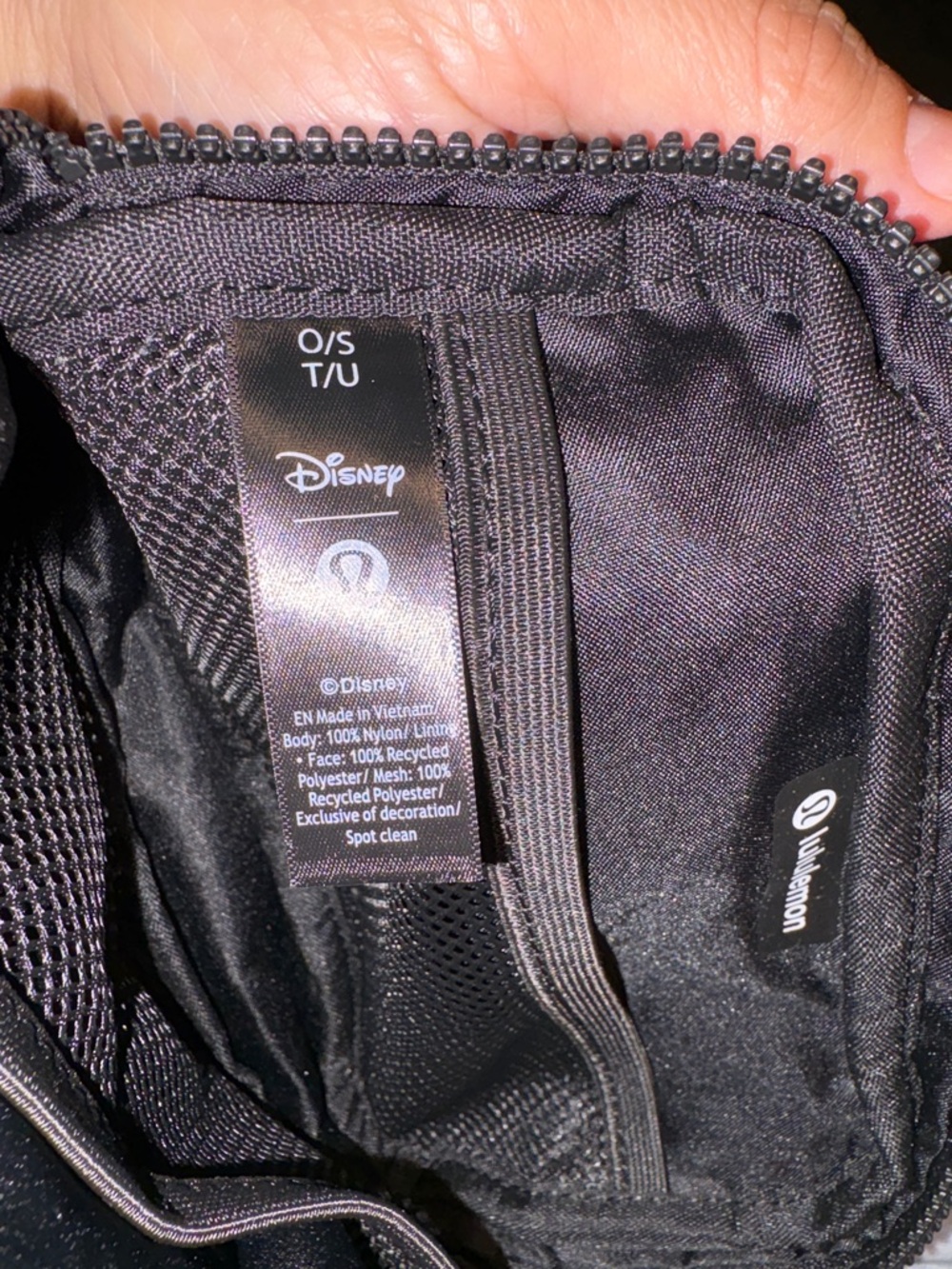 lululemon athletica Black Belt Bag with Embroidered Mickey🖤 - Picture 14 of 15